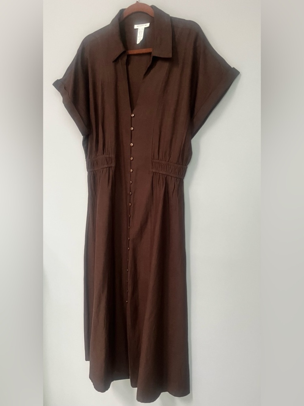 Flattering linen blend dress (XL)